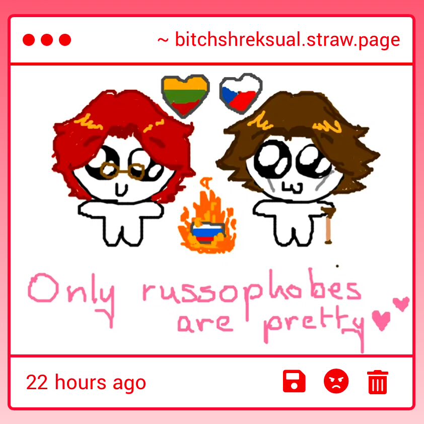 bitchshreksual's tweet image. There are no ugly Russophobes 🫂💕