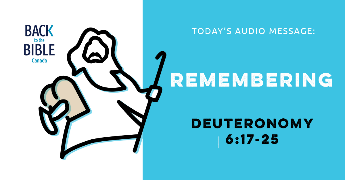 “You can’t understand the present-day world without knowing where you came from and where you’re eventually going."

Listen to today's broadcast from Dr. Neufeld titled "Remembering" from his series, "Living the Moral Law." 👇
backtothebible.ca/messages/remem… 
💿: backtothebible.ca/product/living…