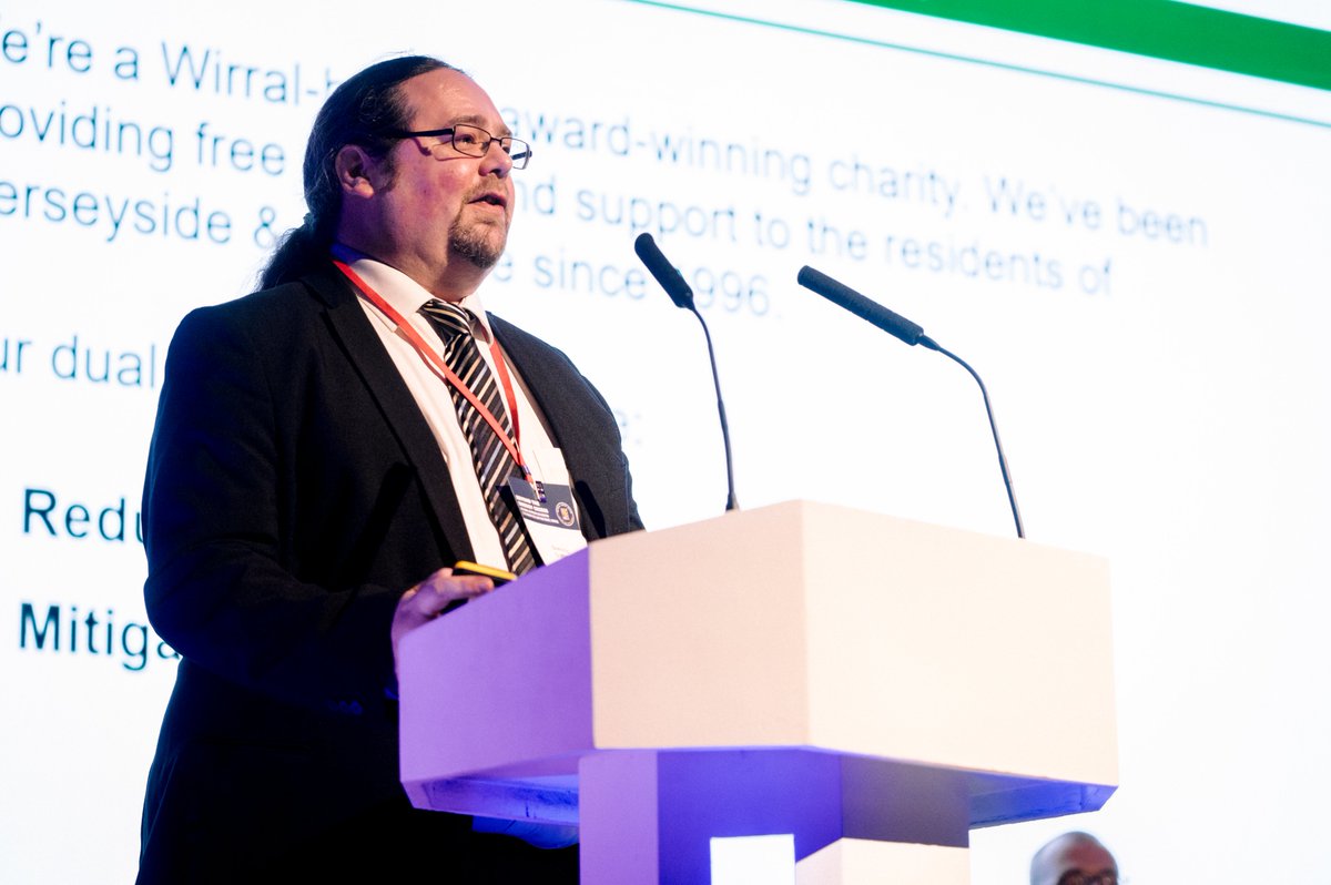 NEA_UKCharity's tweet photo. Dominic Griffiths, Business Relationship Manager at @EP_Plus, says his organisation has worked in Merseyside and Cheshire for almost 30 years. We're working together as part of our Warm Homes, Healthy Futures programme to help those in fuel poverty. #FuelPovertyConf https://t.co/bbtwoqzhsM
