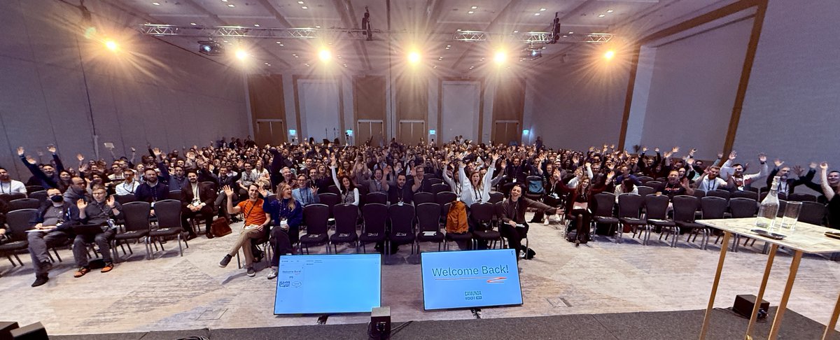 Camunda Kick-Off 2025 is here! Welcome to all Camundi joining us in Vienna 🇦🇹 for a week of learning, growing, and celebrating! 

Want to join us as we shape the future of process orchestration and automation? Explore our open opportunities: bit.ly/4gp50Zq