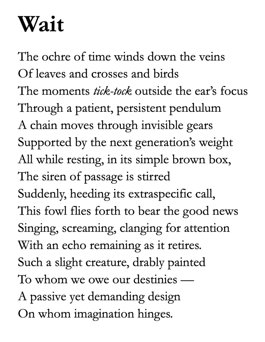 _AllenWarren_'s tweet image. I've been reading Karen Barad's theories of quantum physics and keep  seeing headlines on how humans' conception of time may be made up. Also I've been staring at my cuckoo clock too long