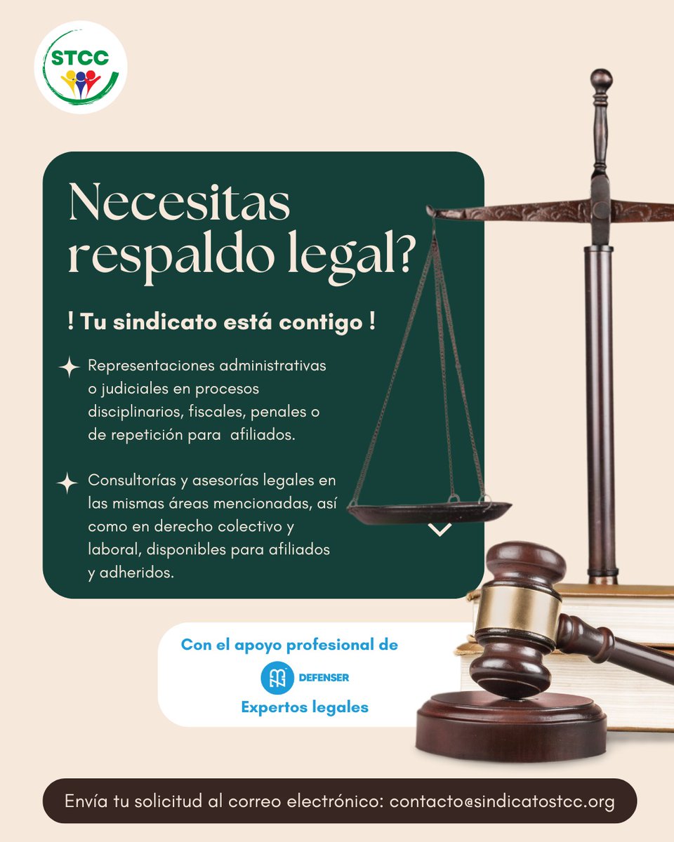 #apoyolegal #stcc #colpensiones #sindicato