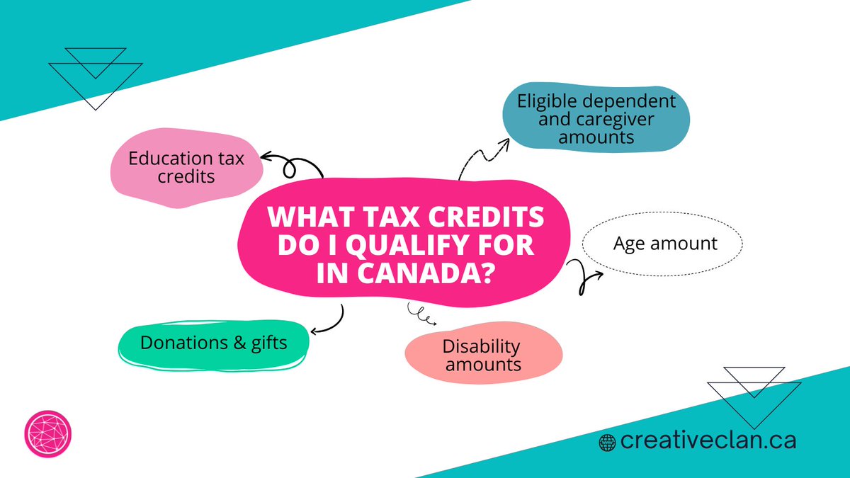 crtvcln's tweet photo. Discover the tax credits you're eligible for in Canada! Stay tuned for more insights on tax savings and tips. 
.
.
#TaxCredits #CanadaTax #FinanceTips #TaxSavings #TaxSeason #CanadianFinance #FinancialLiteracy #FollowForMore https://t.co/01RvLVw2zW