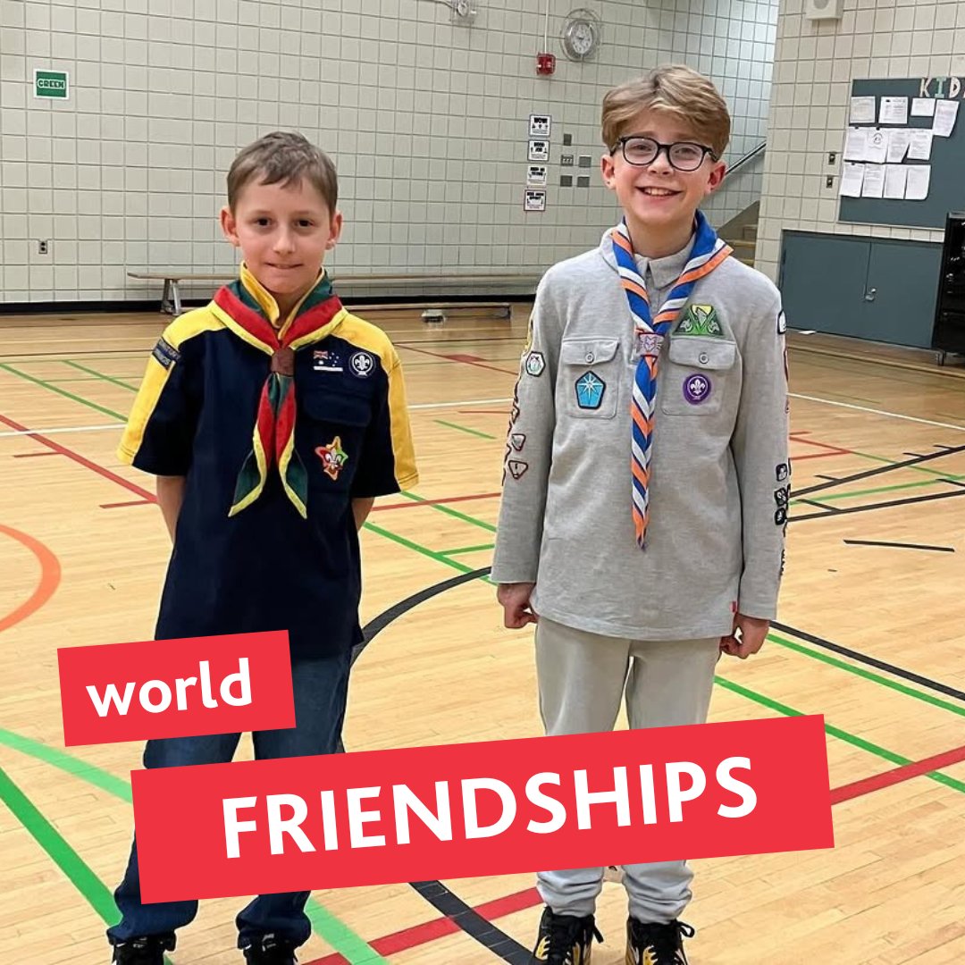 scoutscanada's tweet photo. David, a Cub from Howard Springs Scouts ๐ฆ๐บ, joined our 215 Cubs meeting in ๐จ๐ฆ! He loved learning about Winter camp prep and exchanged neckers with one of our Cubs.
Thanks for visiting and come back anytime. Scouting truly connects us all! ๐๐
#ScoutsCanada #GlobalScouting https://t.co/MQTgtqvYcu