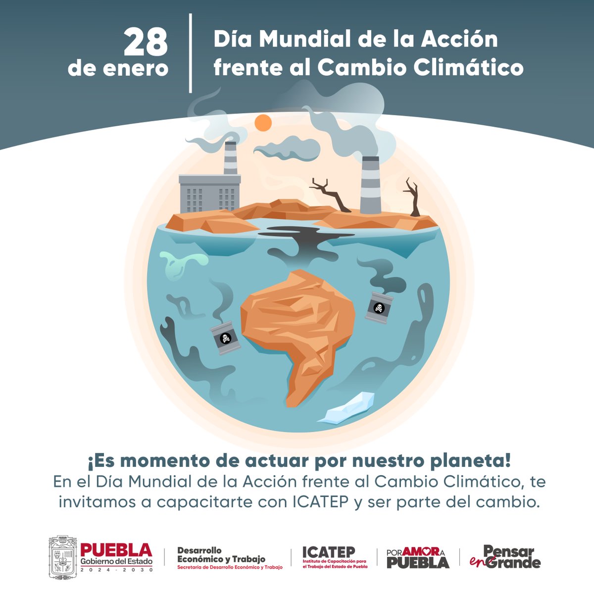 ICATEP_Oficial's tweet photo. 🌞 ¡Capacítate con ICATEP! Curso de "Instalación de Paneles Solares" 🌱
El sol es una fuente de energía inagotable y accesible. Aprende a instalar paneles solares y sé parte del cambio hacia un futuro más limpio y sostenible. 🌍💡 #PorAmorAPuebla #PensarEnGrande 

🤝🏻Solicita mayor información por WhatsApp:
 221 645 3018