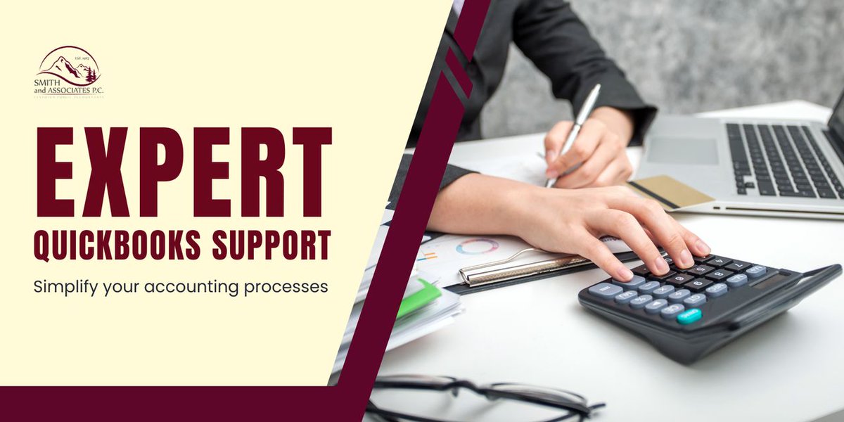 Smith_And_Assoc's tweet photo. Maximize your QuickBooks experience with our comprehensive support services. Whether you're new to QuickBooks or looking to enhance its functionality, our experts are here to ensure your accounting is effortless and accurate. https://t.co/HJ5mDBze7m https://t.co/KAJMJqy7bO