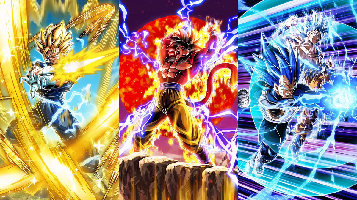 Genshin_Forever's tweet photo. For Dokkan Player who want LR Super Vegito,LR Transforming SSJ4 Goku  and LR SSBE Vegeta

LIKE AND RETWEET TO PULL THEM ON FIRST MULTI https://t.co/Q4cPfUKmYW