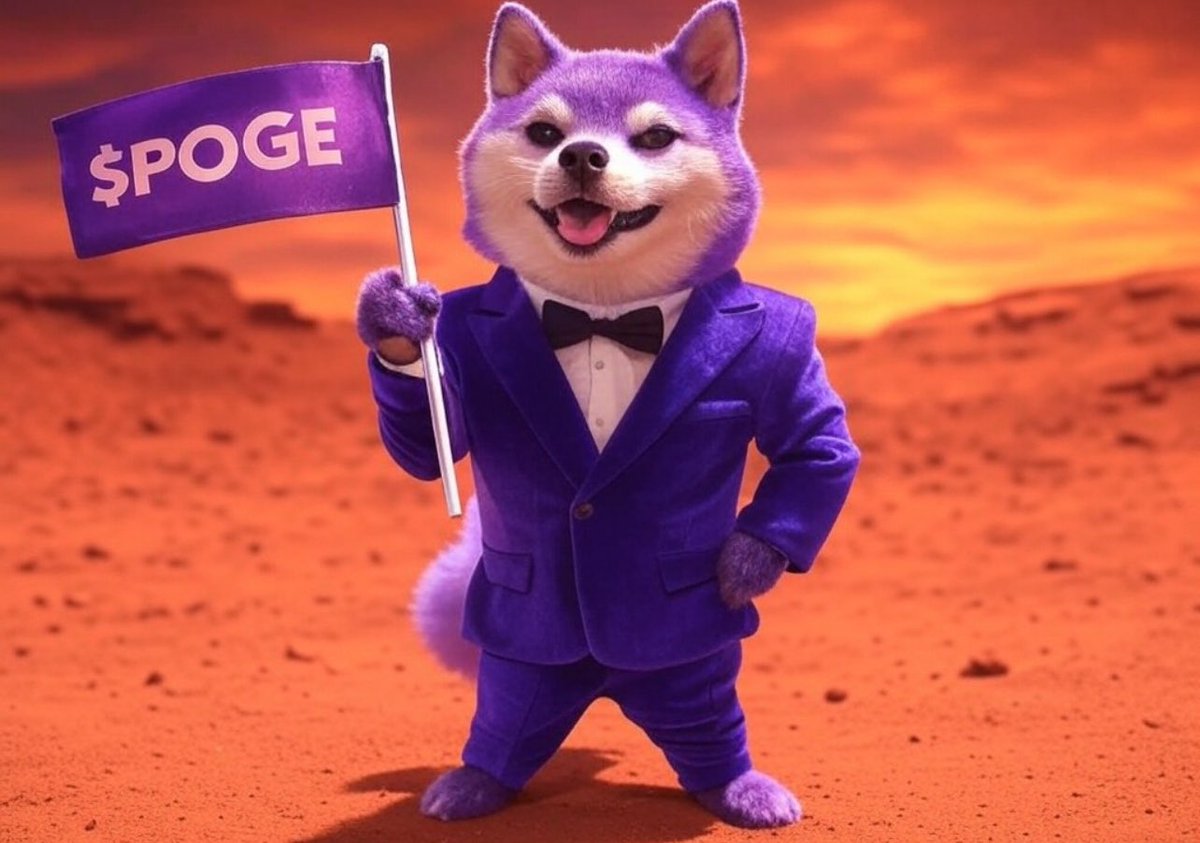 ctopoge's tweet photo. 🚀 In the face of all odds, $POGE Purple Doge is rocketing towards Mars in 2025!

🌕 Bear markets and setbacks? They're just stepping stones on our interstellar journey!

💪 With unwavering spirit and unbreakable community, we soar beyond the stars!

🌟 No challenge is too great, no obstacle too formidable; we are the trailblazers of the cosmos!

🪐 Together, we will plant the $POGE flag on Martian soil, proving that the sky is not the limit—it's just the beginning!

🌍🚀