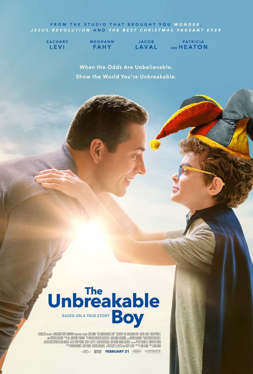 ccnewsservice's tweet photo. From Kingdom Story Company, the team behind 'Jesus Revolution' and 'The Best Christmas Pageant Ever' and Lionsgate, the studio behind 'Wonder' comes 'The Unbreakable Boy'. 

To be released on February 21, 2025.

Read more: https://t.co/RQ73n3MujS https://t.co/cMHIXQGEFC