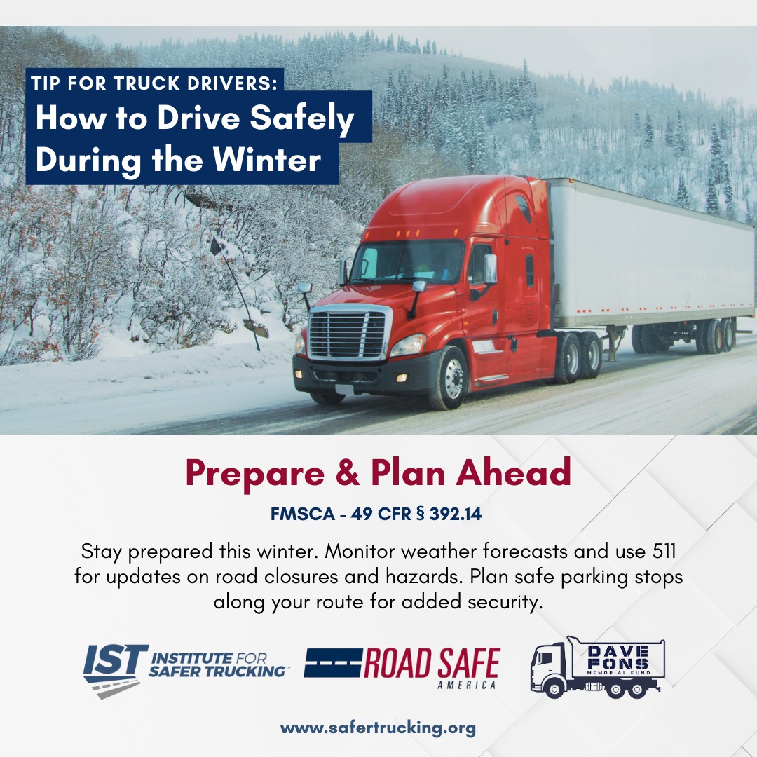 _SaferTrucking's tweet image. Winter roads demand extra caution and preparation. 
Being  proactive can make all the difference. Prioritize preparation, stay  connected, and set the standard for safe driving this winter!