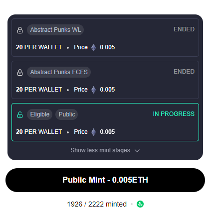 abstractpunks1's tweet photo. 🚨 Supply Reduced to 2,222 🚨

The total supply has officially been cut to 2,222! 🔥 

This is your last chance to grab your Abstract Punks before they’re gone. Act fast and secure yours now!

Mint Link: https://t.co/n1rgZCxmRH https://t.co/ASff4bLroK