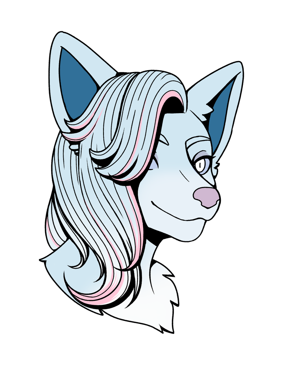 foreverlorn's tweet photo. I don't post here much [I've moved to 🦋, in bio] but I have some bills coming up so I figured I'd post the ad here too!

Flash sale for these stylized flat color headshots! 
- $25  
- Order through DM [paypal invoice] or VGen! https://t.co/cwVrrXSIRZ... https://t.co/wGEOKhPDCT