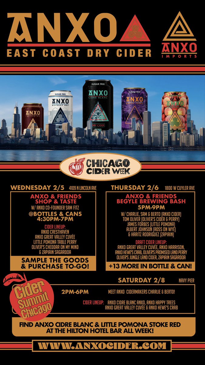 See you in Chicago next week for Cidercon &amp; Chicago Cider Week!