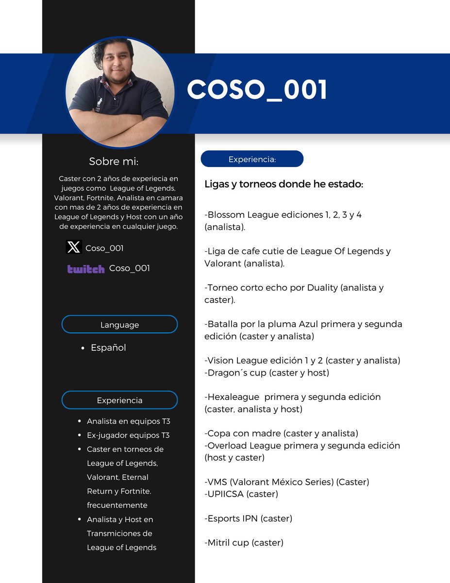 Y si, renovando el CV como cada año para que se pueda ir sumando mas experiencia a la cuenta, otro año donde espero crezca mas mi CV.
se agradece el compartir.