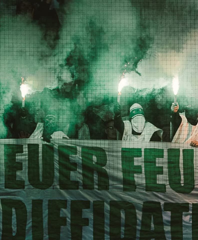 ultras1899_'s tweet photo. SpVgg Greuther Furth - FC Kaiserslautern #Horidos1000 #Block12 #SGF1903 (24.01.25) https://t.co/xSnjZmgGu5