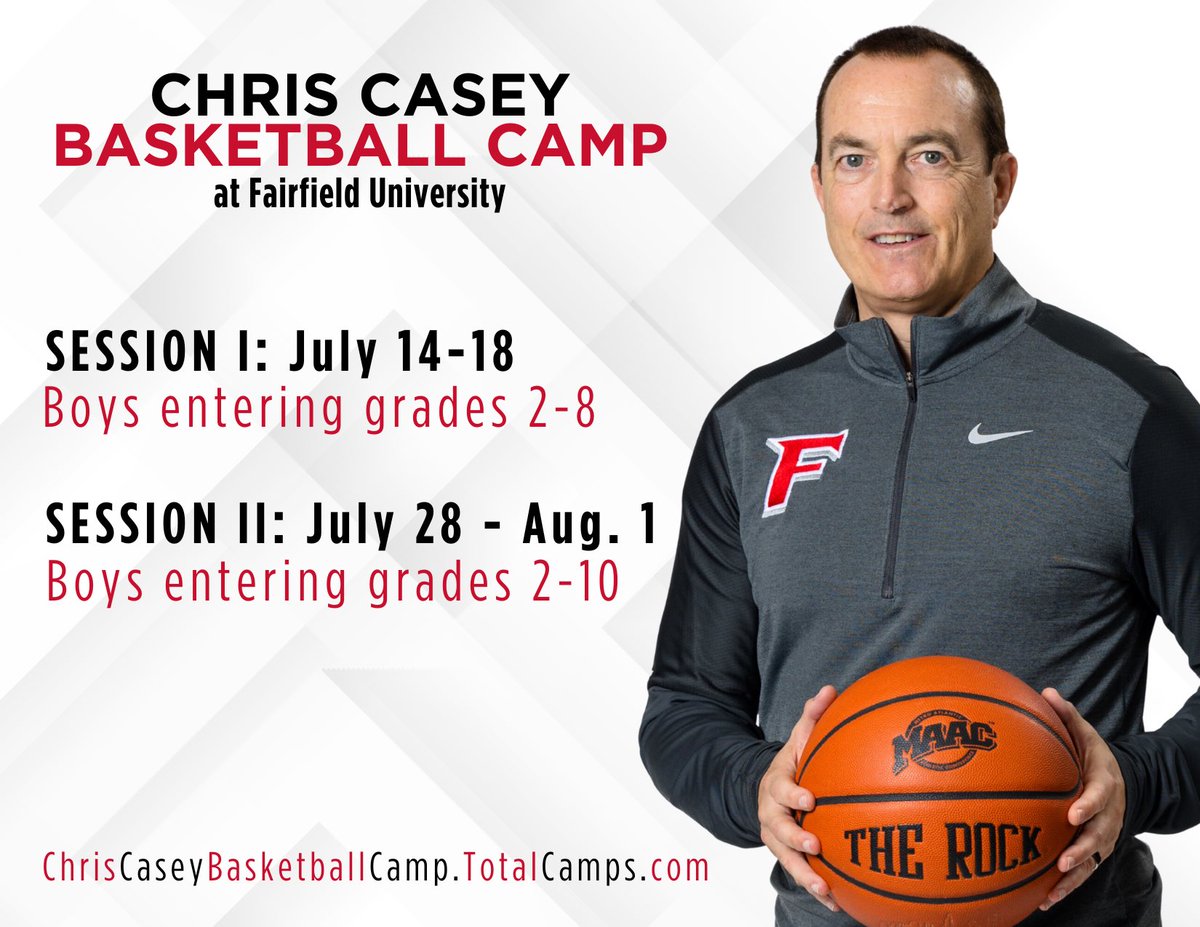 🗣️ ATTENTION CAMPERS
 
Registration is open for both sessions of Chris Casey Basketball Camp! See you this summer!
 
➡️ bit.ly/3QDdstW

🏀