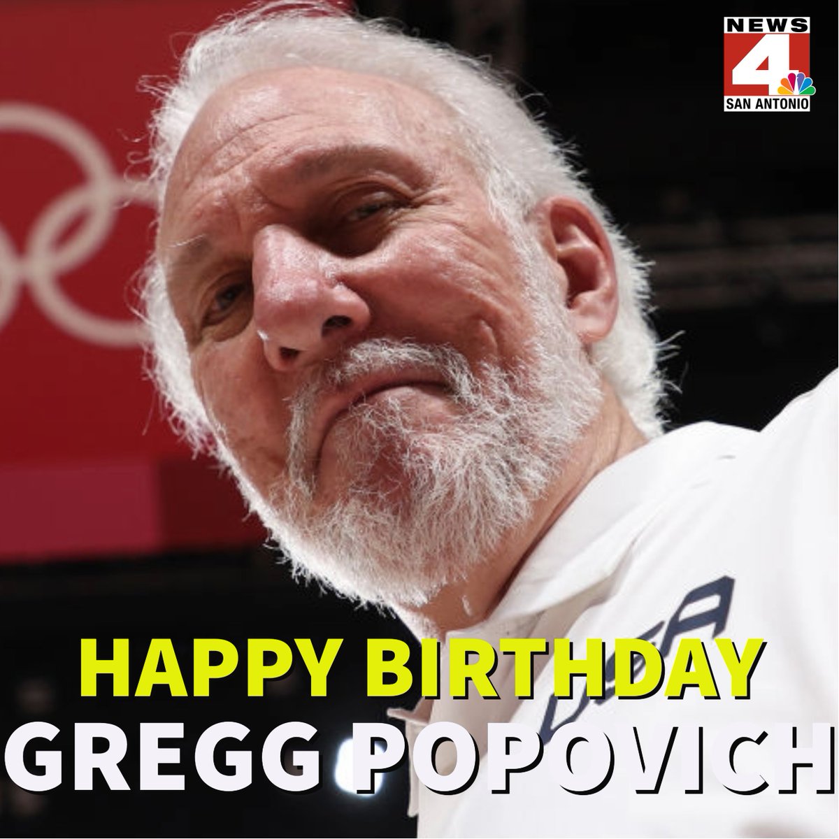 Happy 76th Birthday to San Antonio Spurs head coach Gregg Popovich 🥳🤩🎂🎉

5x NBA champion and the all-time winningest coach in NBA history.