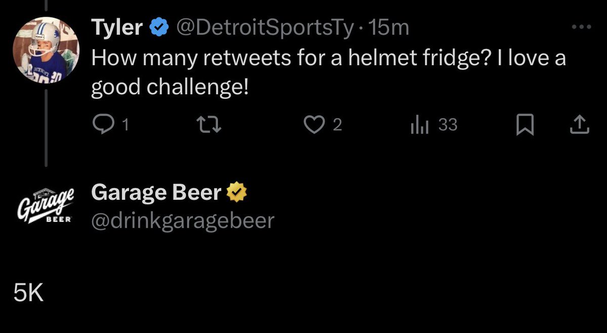 Tyler (@tyleronhere) on Twitter photo .<a href="/drinkgaragebeer/">Garage Beer</a> challenged me to 5k RTs in exchange for one of their helmet fridges. PLEASE HELP A BROTHER OUT AND RT THIS POST!
Also, follow <a href="/drinkgaragebeer/">Garage Beer</a> if you aren’t! .<a href="/drinkgaragebeer/">Garage Beer</a> challenged me to 5k RTs in exchange for one of their helmet fridges. PLEASE HELP A BROTHER OUT AND RT THIS POST!
Also, follow <a href="/drinkgaragebeer/">Garage Beer</a> if you aren’t!