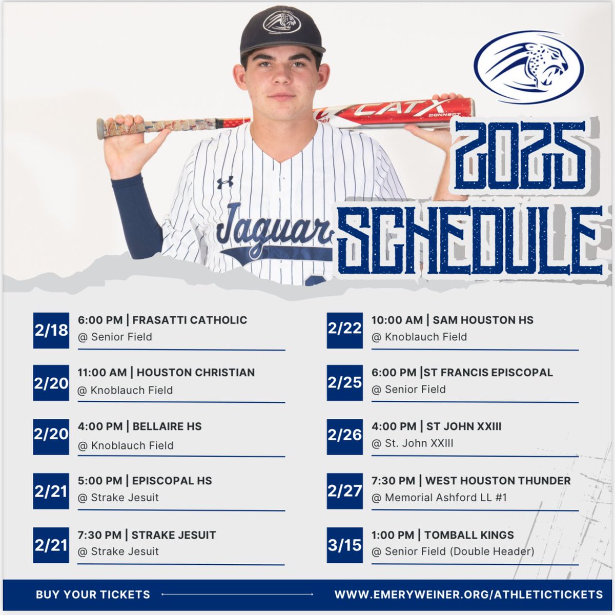 EmeryBaseball's tweet image. Emery Baseball 2025 Schedule

#ControlThePACE