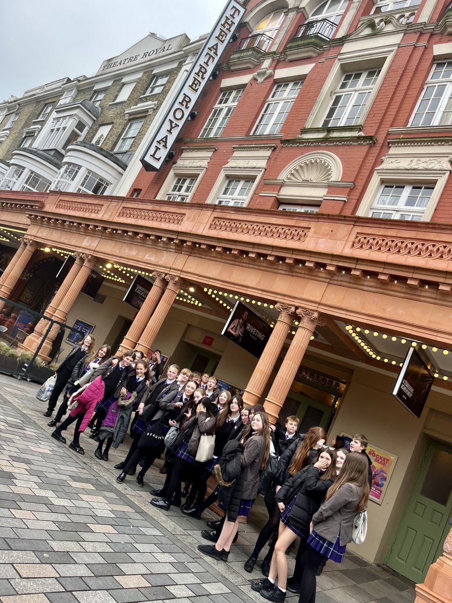 WorthingHigh's tweet photo. Some of our Year 8 and 9 students had a brilliant time on Friday seeing Macbeth at the @TheatreRoyalBTN! They also asked some fantastic questions during the Q&amp;A session afterwards. A great experience all around! https://t.co/u0pP5WzPz1