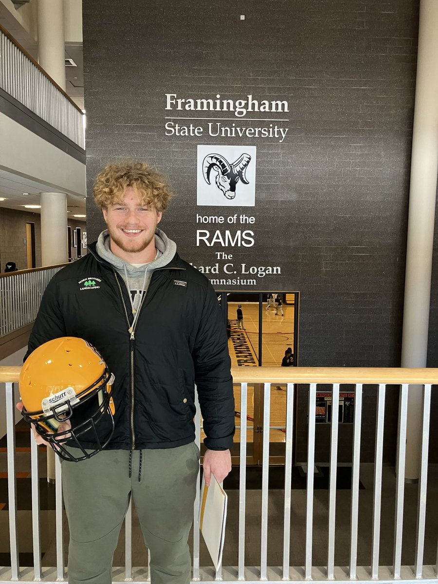 MaxNovak35's tweet image. Thank you @CoachJoePap for the invitation to @FraminghamU I had a great time seeing the school and meeting the coaches. Go Rams!!