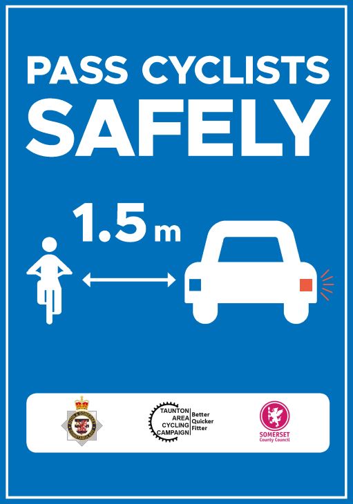 ASPolice Roads Policing (RPU) (@asproadsafety) on Twitter photo Today we spoke with representatives from <a href="/tauntonareacyc1/">Taunton Area Cycling</a> & <a href="/SC_RoadSafety/">Somerset Road Safety</a> to revisit their #ClosePass campaign. Over the coming weeks road users will see these signs deployed again at key points around #Taunton. Here's a reminder from <a href="/WeAreCyclingUK/">Cycling UK</a>: orlo.uk/RvvfJ Today we spoke with representatives from <a href="/tauntonareacyc1/">Taunton Area Cycling</a> & <a href="/SC_RoadSafety/">Somerset Road Safety</a> to revisit their #ClosePass campaign. Over the coming weeks road users will see these signs deployed again at key points around #Taunton. Here's a reminder from <a href="/WeAreCyclingUK/">Cycling UK</a>: orlo.uk/RvvfJ