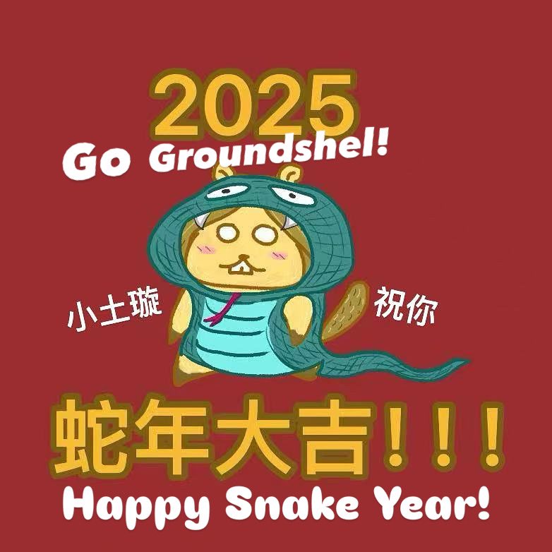 Go Groundshel wishes you a happy snake 🐍 year!

#indiegame #IndieGameDev #wholesomegames #steamgame