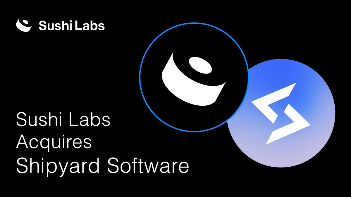Hey fam, big news from <a href="/Clipper_DEX/">Clipper🏴‍☠️</a>. Sushi Labs has acquired clipper and Shipyard. This means big things for Clipper and their community. 

veSAIL holders rejoice.  Snapshot taken: Jan 27, 2025. Sushi DEX token airdrops will be at a premium of 266% to Jan 26 price, 😍