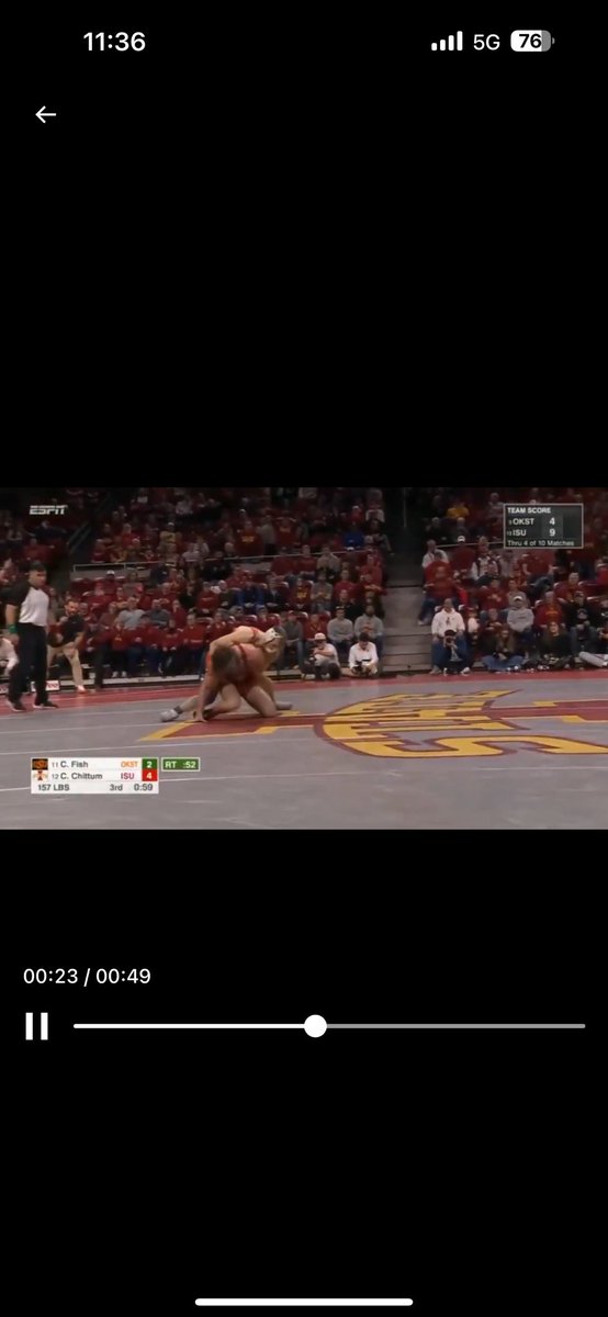 aavery15's tweet photo. @WrestlingSNL Take down. Control and knee on the mat https://t.co/q2Bwl8Uvkm