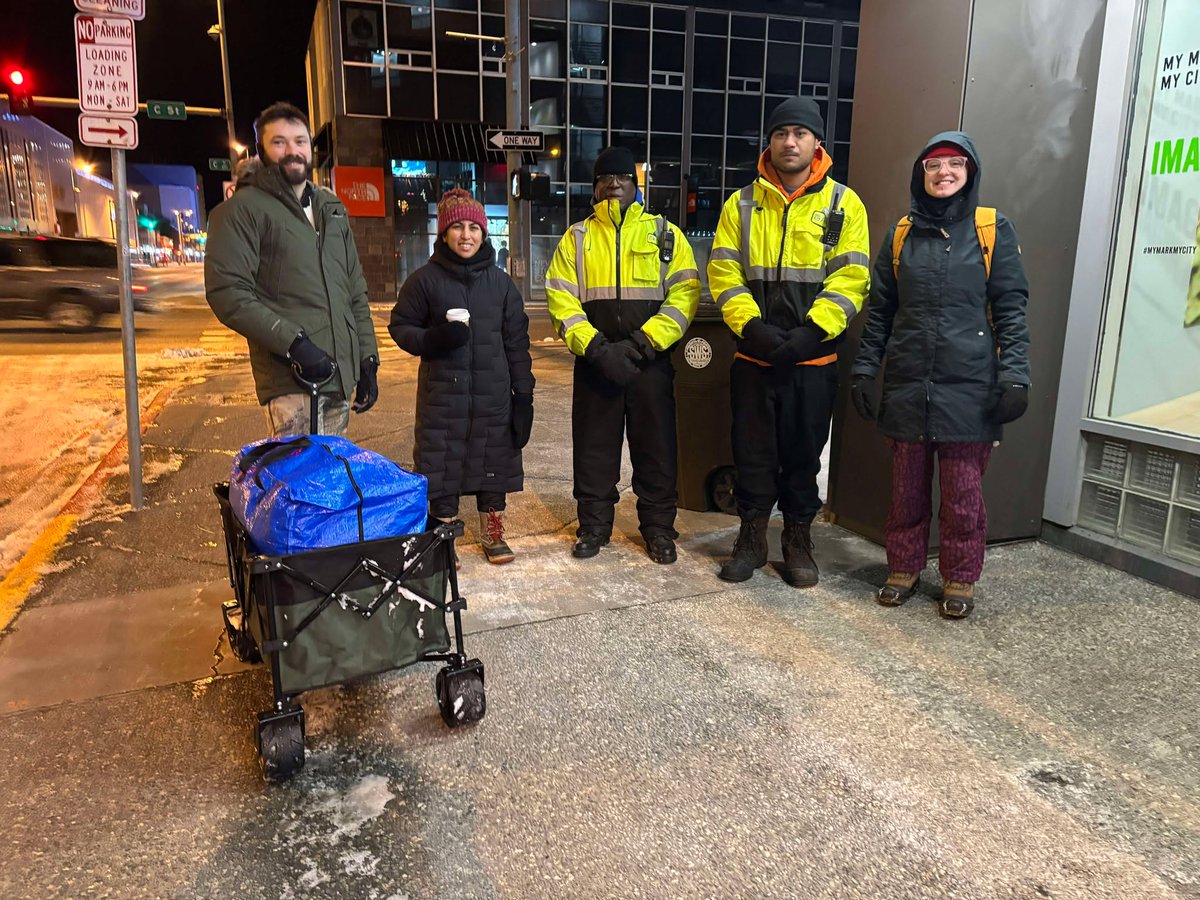 Every person counts! Anchorage is participating in the nationwide Point-in-Time Count of those experiencing homelessness this week. We are connecting with our unhoused neighbors to ask where they slept Monday night.