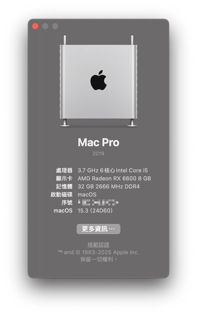 meowtw's tweet image. #macOS 15.3 (24D60) with #OpenCore 1.0.3