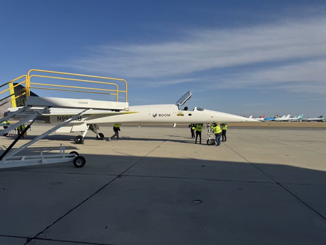 .<a href="/boomsupersonic/"></a>’s XB-1 aircraft has become the world’s first independently developed supersonic jet to successfully reach Mach 1.