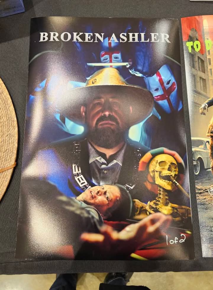 MorrowChaney's tweet photo. Broken Ashler premier was stellar! Thank you to everyone that joined us for the event! Got to hang with the cast and crew for a good while and I loved every second. It is far from over. As a matter of fact, it is only getting started! Stay tuned!
#brokenashlerseries https://t.co/27gAFjaIJ4