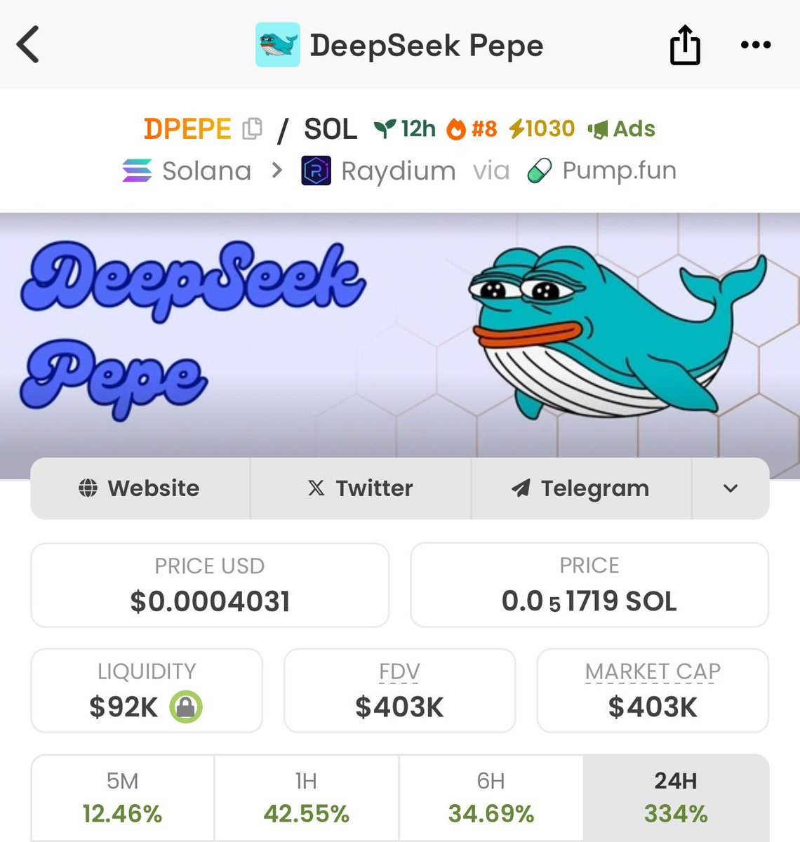 we're coming for #1. 

$DPEPE