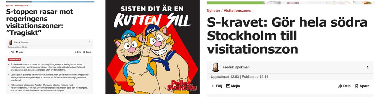 - Tragiskt, sa Bill
- Tragedi, sa Bull.
- Tragikomik, sa Elaka Måns
----
Socialdemokratin - backar alltid in i framtiden.