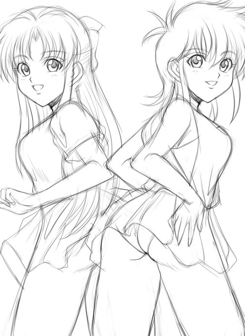 一度描いてみたかった獣神ライガーの神代まい ゆい 