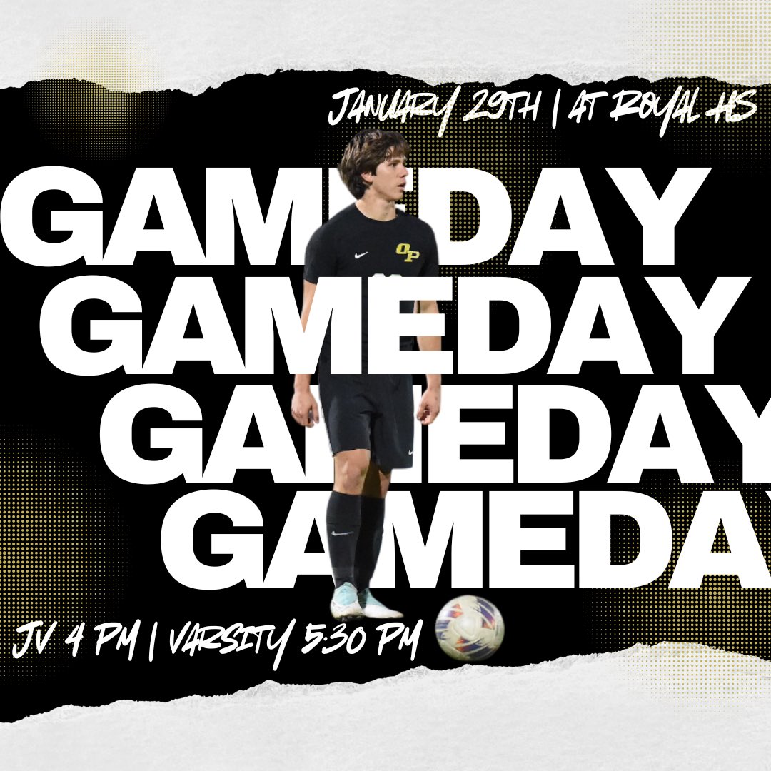 Tomorrow we travel to <a href="/RHS__BoysSoccer/">Royal HS Boys Soccer</a> 
JV 4:00 Varsity 5:30
@haleymsawyer <a href="/latsondheimer/">eric sondheimer</a> <a href="/Tarek_Fattal/">Tarek Fattal</a> <a href="/PrepSoccer/">Prep Soccer ⚽️</a> <a href="/vcspreps/">VCS Preps</a> <a href="/vcsjoecurley/">Joe Curley</a> <a href="/PrepSoccerCA/">Prep Soccer California</a> <a href="/OPathletics/">Oak Park Athletics</a> <a href="/TheAcornSports/">Acorn Sports</a>