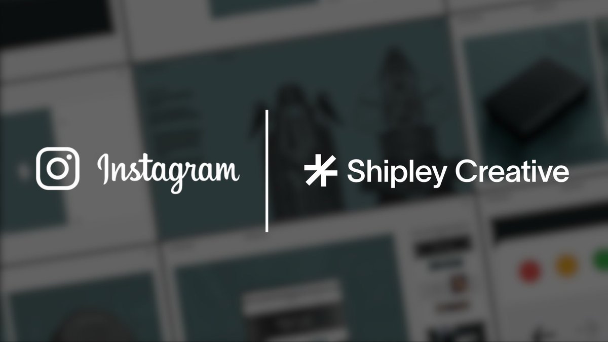 Check out our newly launched instagram now!

New platform, same BOLD creativity!!

Check it out here: instagram.com/shipleycreative