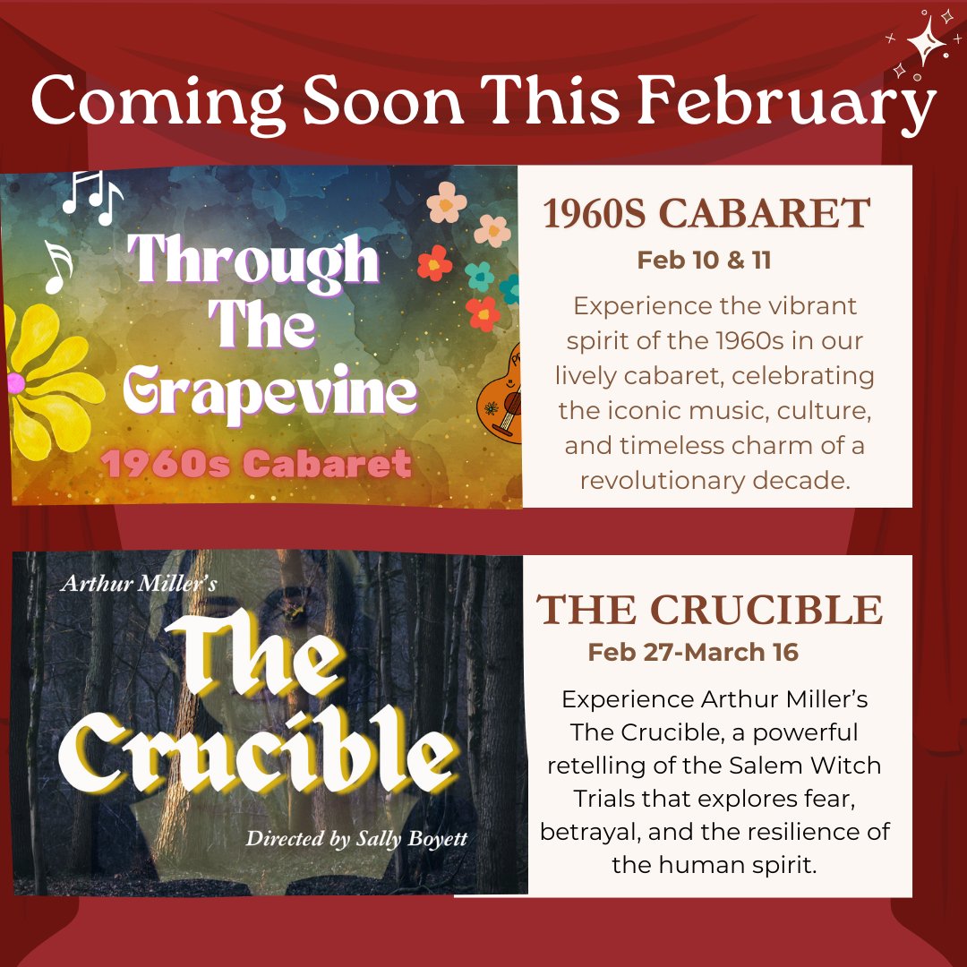 Don’t miss an unforgettable February at Classic Theatre of Maryland! 🎭✨

Make this a month to remember—grab your tickets now at Classic Theatre of Maryland!

🌐classictheatremaryland.org
