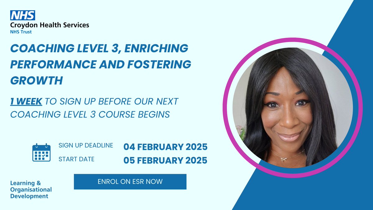 CHSDevelop's tweet photo. Get enrolled on our new Coaching Level 3 programme! Enriching performance and fostering growth ❤ #CoachingForYou #PersonalDevelopment https://t.co/ObxQpZU0hA