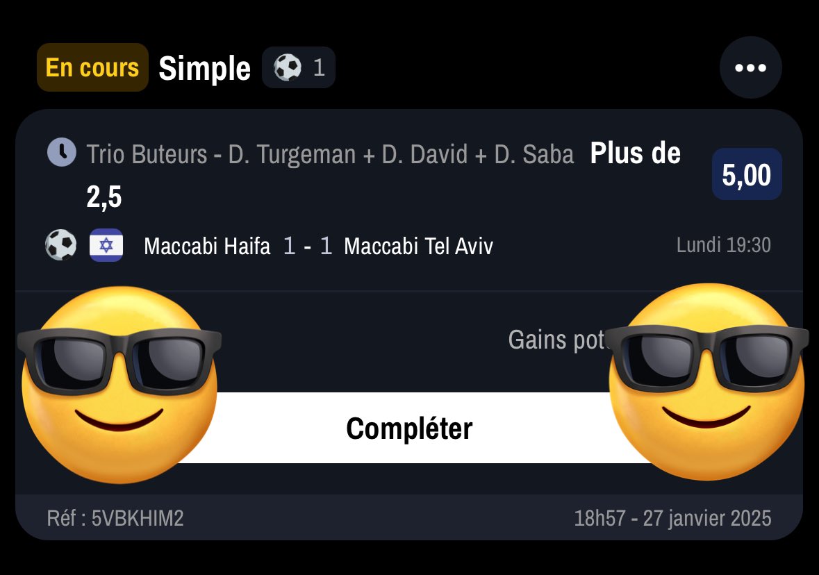 Bjr <a href="/WinamaxSport/">Winamax Sport 🔞</a> ,possible de rembourser svp car match arrêté, merci d’avance 👌🏼