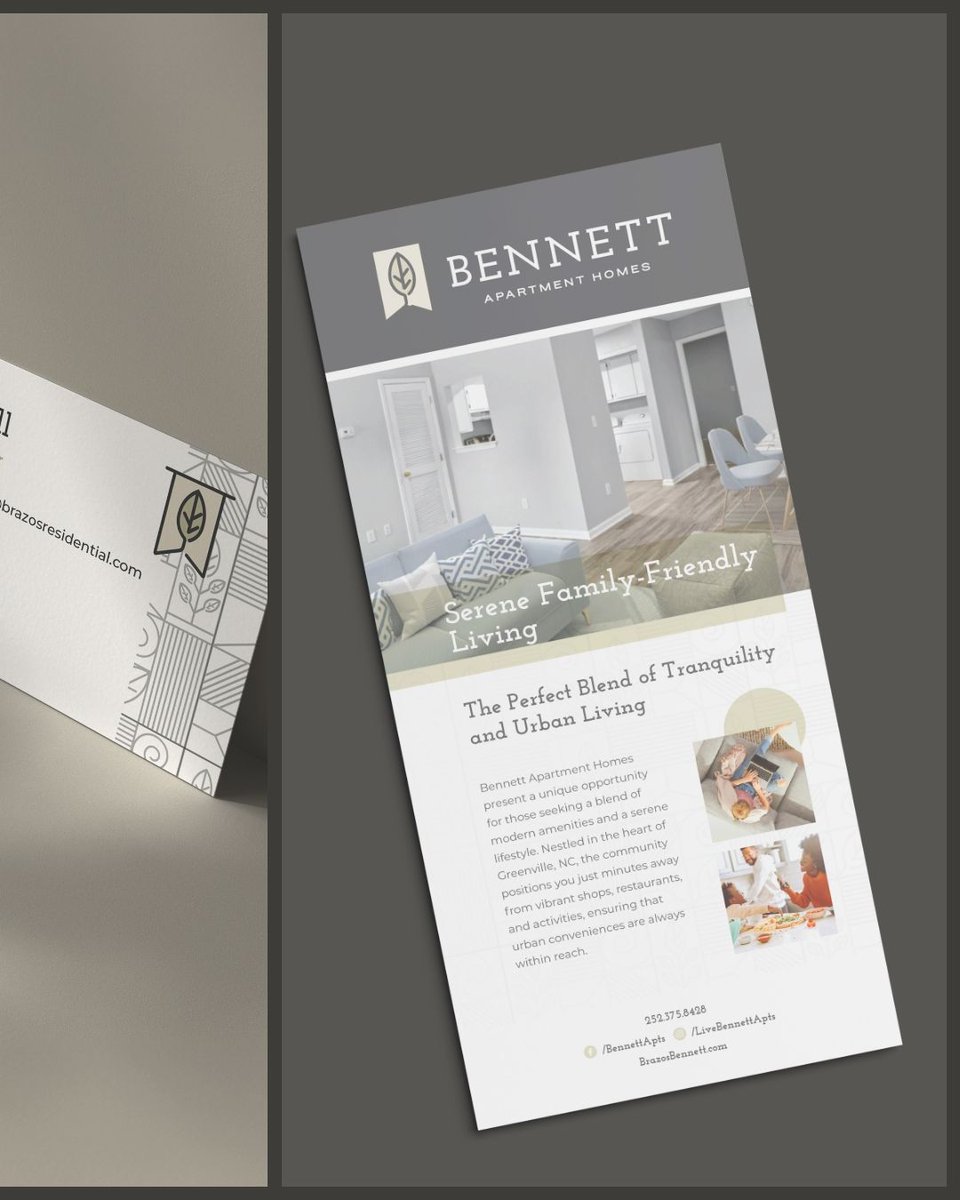 At Bennett Apartments, where the good life starts, every detail is crafted to inspire your next chapter. Using our AMP Studio templates, we’ve created collateral that matches the vibrant, welcoming community Bennett is known for.