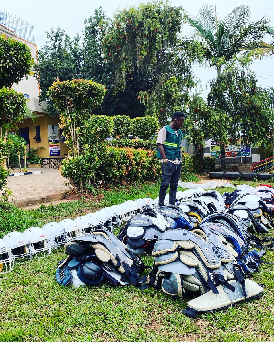 shudiempanga's tweet photo. The New AMERICAN FOOTBALL ERA in Uganda.
Today we received Football equipments courtesy of the #WEGANDA campaign run by @DonnieDoesWorld and @Billyhottakes. To whoever donated, the equipment is here. To the Ugandan Players... you’ve got Work to do. 🇺🇬🔥🏈❤️ https://t.co/qM0GyrP6ns