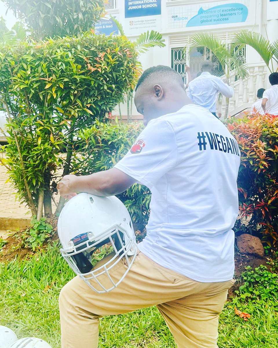 shudiempanga's tweet photo. The New AMERICAN FOOTBALL ERA in Uganda.
Today we received Football equipments courtesy of the #WEGANDA campaign run by @DonnieDoesWorld and @Billyhottakes. To whoever donated, the equipment is here. To the Ugandan Players... you’ve got Work to do. 🇺🇬🔥🏈❤️ https://t.co/qM0GyrP6ns