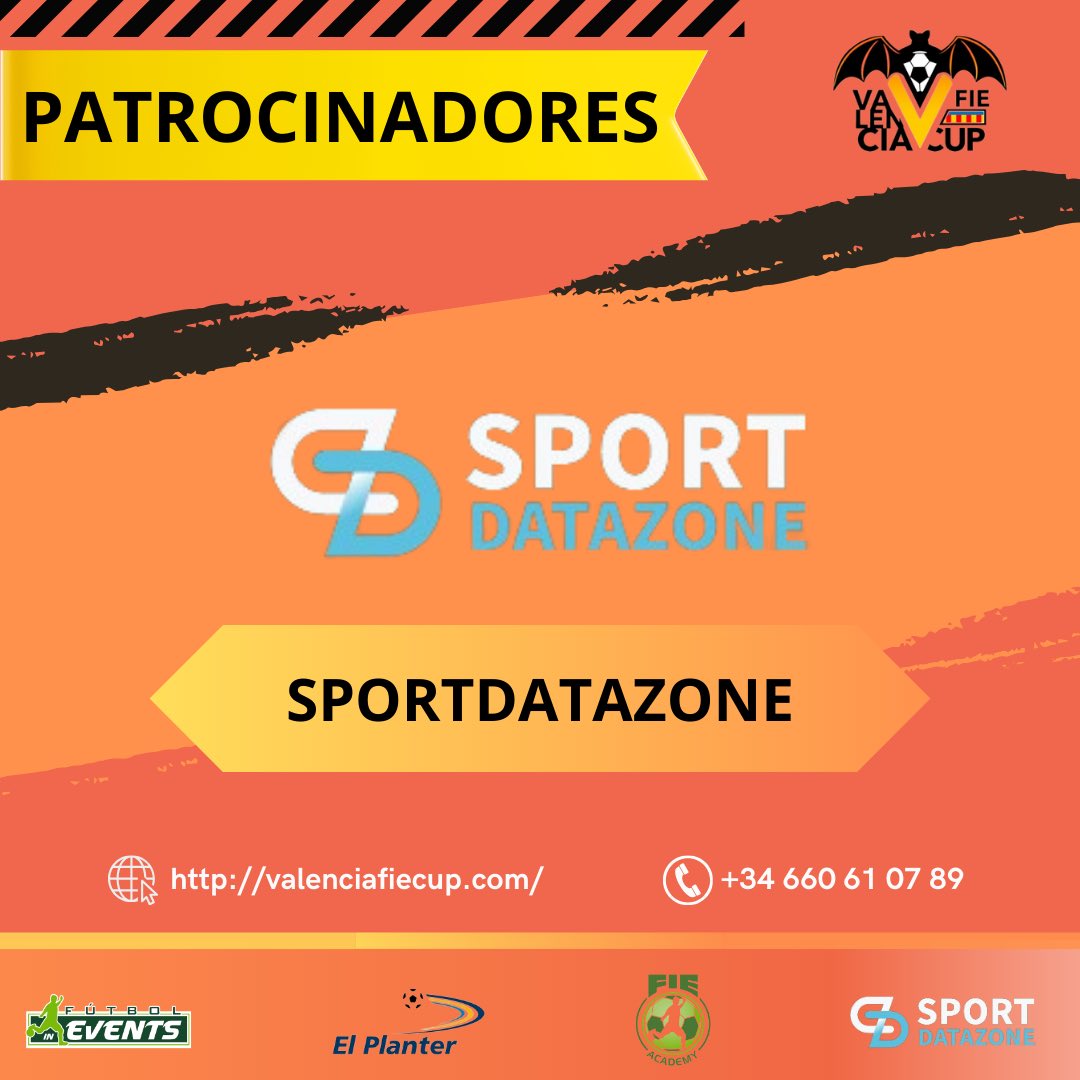 Valencia FIE Cup (@valenciafiecup) on Twitter photo Patrocinadores de la <a href="/valenciafiecup/">Valencia FIE Cup</a> 2025
🟧 <a href="/futbolinevents/">Futbol In Events</a>
🟧 <a href="/CDElPlanter/">CD El Planter</a>
🟧 Academia FIE
🟧 Sport Data Zone
📲❗️ Si tú también quieres ser patrocinador de un gran torneo de fútbol base pide información al +34 660 610 789
#ValenciaFieCup #ValenciaFieCup2025 #VFC25 Patrocinadores de la <a href="/valenciafiecup/">Valencia FIE Cup</a> 2025
🟧 <a href="/futbolinevents/">Futbol In Events</a>
🟧 <a href="/CDElPlanter/">CD El Planter</a>
🟧 Academia FIE
🟧 Sport Data Zone
📲❗️ Si tú también quieres ser patrocinador de un gran torneo de fútbol base pide información al +34 660 610 789
#ValenciaFieCup #ValenciaFieCup2025 #VFC25
