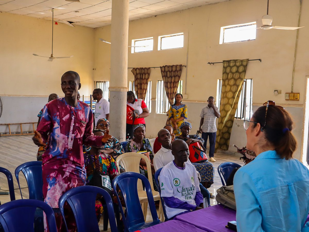 nicanor_dorcas's tweet photo. I’m glad to have joined the @oxfamnovib team from the Netherlands, @oxfaminnigeria and @gifsep4climate to visit the Nasarawa State House of Assembly in Lafia, it was an opportunity to discuss with legislators about the ongoing climate change bill.
#AACJProject
#GreenResilience https://t.co/eMWcOdrhhk
