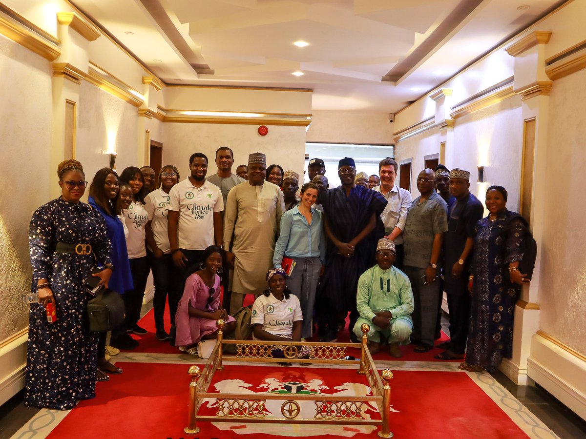 nicanor_dorcas's tweet photo. I’m glad to have joined the @oxfamnovib team from the Netherlands, @oxfaminnigeria and @gifsep4climate to visit the Nasarawa State House of Assembly in Lafia, it was an opportunity to discuss with legislators about the ongoing climate change bill.
#AACJProject
#GreenResilience https://t.co/eMWcOdrhhk