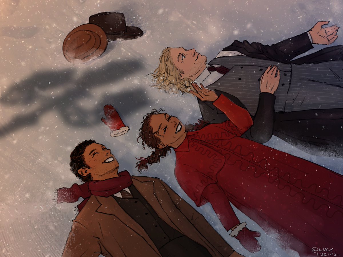 lucylucius_'s tweet photo. snow angels in new orleans ❄ 
#iwtv #interviewwiththevampire https://t.co/kvLmrdjcVn