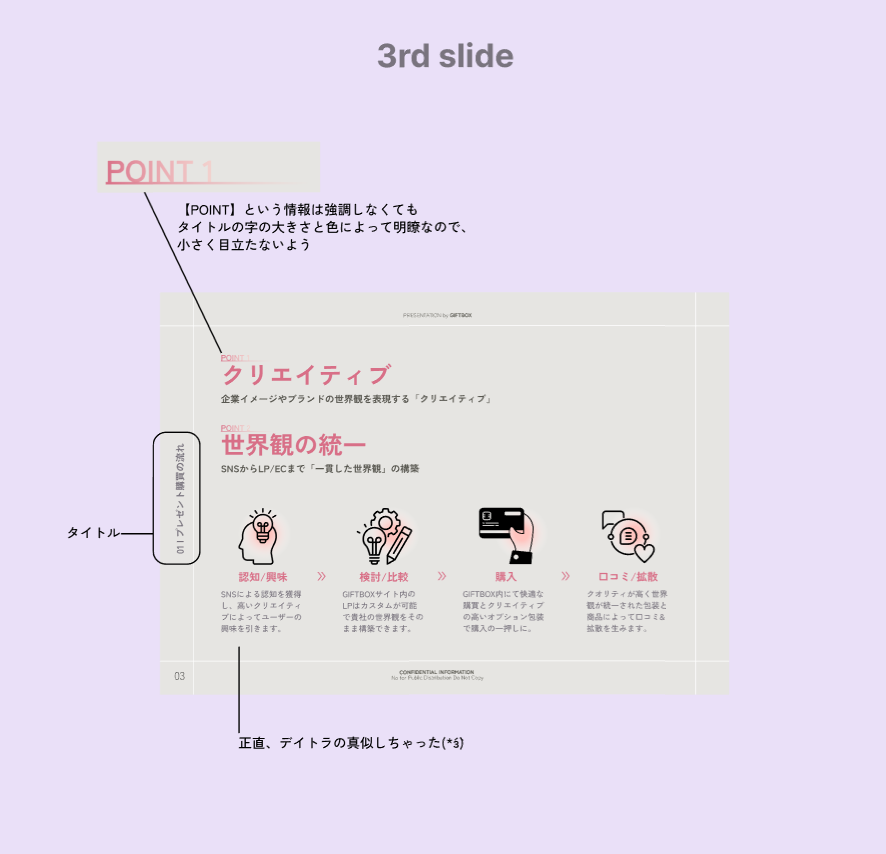 DAY12 #デイトラ #Webデザイン 
課題の復習終了☆
反省：
・デザインの時間がかかったのは、最初にあしらいの設定をしてしまったこと
→次からはもっとシンプルに文字を並べて、大小つけて、位置を特定して、色をつけて、という工程でいこう(*´з`)