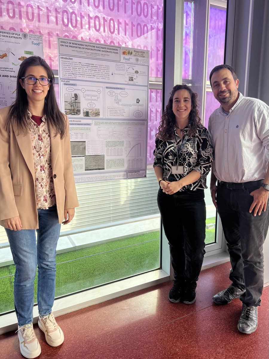 #Evento 💡♻️🥑 <a href="/foodupv/">FoodUPV</a> en la <a href="/CPInnovacion/">CPI - UPV | Ciudad Politécnica de la Innovación</a> de la <a href="/UPV/">Universitat Politècnica de València</a> sobre "#Innovación y #tecnología para la triple #sostenibilidad #alimentaria. Let’s go #SucciBioPack (PID2021-128749OB-C33) and #CircularSucciPack (INNVA1/2024/106)!!